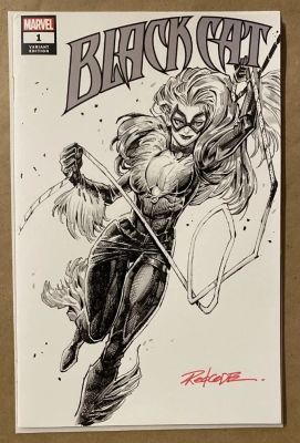 Redcode | Black Cat #1 Redcode Sketch Cover | ComicArtFans Classifieds