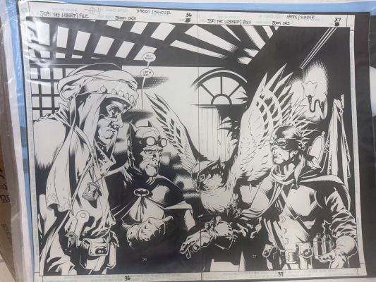 Tony Harris, Ray Snyder | Jsa: the Liberty Files #1 Pp. 36-37 | ComicArtFans Classifieds