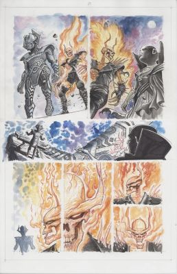 Juan Ferreyra | Juan Ferreyra: Ghost Rider Vs Galactus # 1, Page 21 | ComicArtFans Classifieds