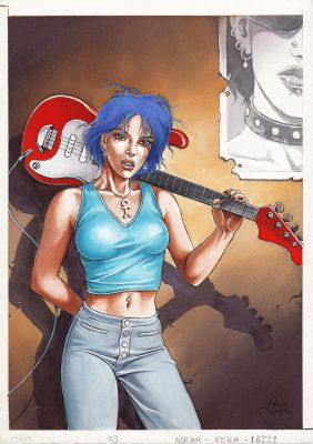 Felix Vega | Vega - Cover Skorpio #18 - 2001.Jpg | ComicArtFans Classifieds