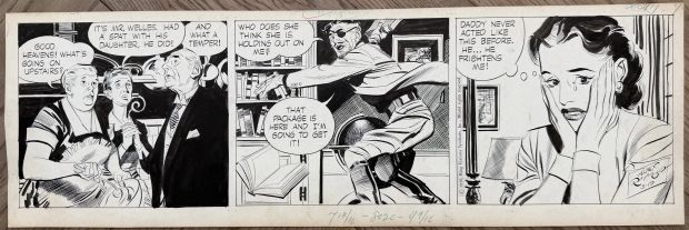 Alex Raymond | Alex Raymond - Rip Kirby Daily - 19.03.1956 | ComicArtFans Classifieds