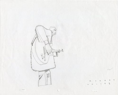 Robert Valley | George, the Beatles: Rock Band - Cinematic Outro | ComicArtFans Classifieds