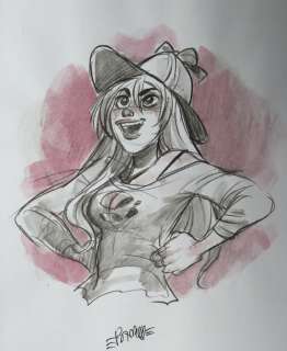 Barbucci, Alessandro - Dessin original en couleur - EkhÃ¶ | Catawiki