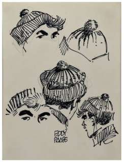 Eddy Paape (1920-2012)... | Eddy Paape (1920-2012) - 1 dessin préparatoire de la... | Arthema Auction