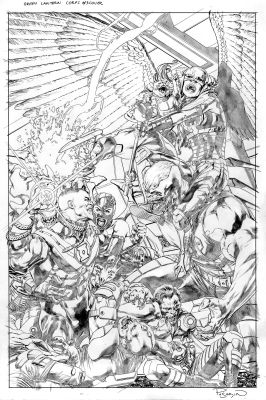 Fernando Pasarín | Green Lantern Corps #3 Cover | The Green Room