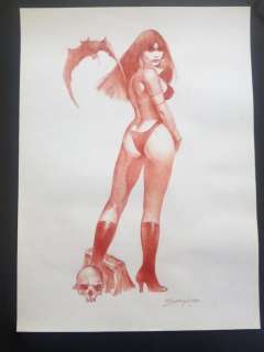 vampirella - Original art  - by sanjulian - (2015) | Catawiki