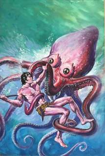 Tarzan - Dino Busett  - original cover - Page volante - EO | Catawiki