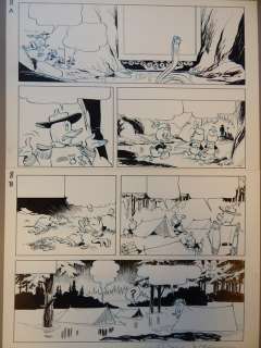 Jippes, Daan - Originele pagina - Oom Dagobert en de Woudlopers - Gepubliceerd  - Format 41,5 x 57 cm - (2006) | Catawiki