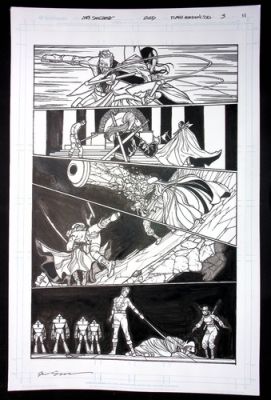 Defenders of the Earth #3 p11-Dark Destiny-Alex Sanchez Art-Flash Gordon vs Ming | eBay US (Buy It Now)
