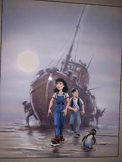 Sam 10 - Originele cover in aquarel - Aan De Grond | Catawiki