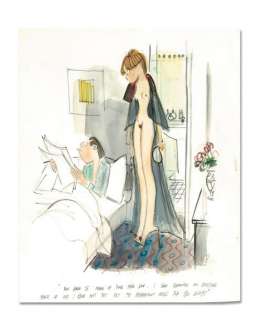 Kiraz, Edmond de Kirazian | LES PARISIENNES. Mine de plomb, feutres et aquarelle | Coutau Bégarie