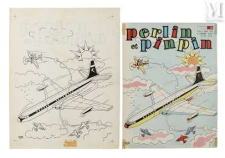 Dubois, Claude (1934... | Avion - Couverture originale du périodique " Perlin... | Maison Good