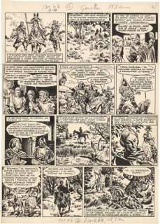 Fred (1921-2013) Et Liliane... | Le Chevalier blanc Encre de Chine sur papier pour la... | Tessier Sarrou