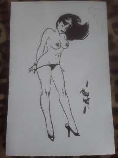 Jordi Bernet - original artwork "Claire de nuit" - Page volante - EO - (2000) | Catawiki