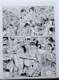 Dick Hérisson  2 - Planche originale (p.14) Les voleurs d’oreilles  - (1985) | Catawiki