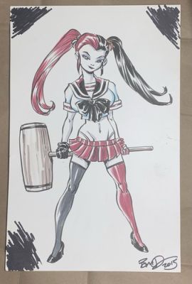 Ben Dunn Original Comic Book Artwork 2015 Harley Quinn | eBay US (Buy It Now)