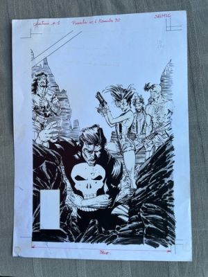 COUVERTURE ORIGINALE PUNISHER N°6 ÉDITION SEMIC NOV 1990 33 x 23 WHILCE PORTACIO | eBay Europe (Buy It Now)