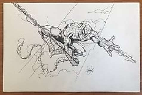  - Spiderman - Scott Rosema - Inkt tekening - D‘origine - (2009) 
