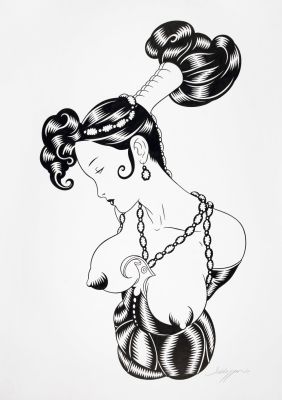 Lot 72 - Baldazzini Roberto - "Pin-up del XXI secolo - Servente", 2005 | Urania Casa d’Aste