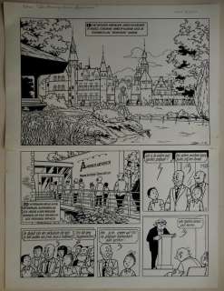 Suske en Wiske - Originele Pagina (p.1) - De mompelende mummie - (1998) | Catawiki