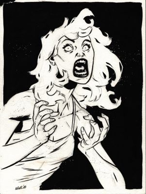 Brian Level | Screaming Woman | The Artist Bullpen