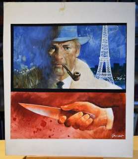 I Maestri del giallo #30 - Jacono - original cover "Maigret" - Page volante - EO - (1997) | Catawiki