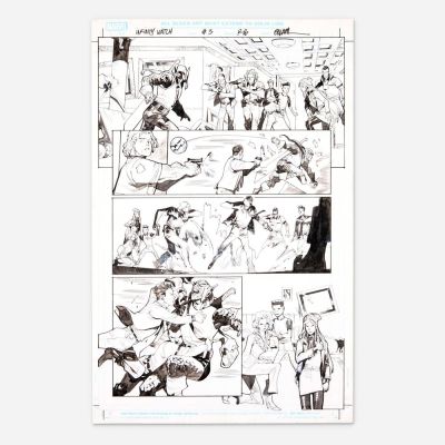 Lot 328 - Enid Balam, Infinity Watch #3 Story Page 16 Original Art (Marvel Comics, 2024) | Landry Pop Auctions