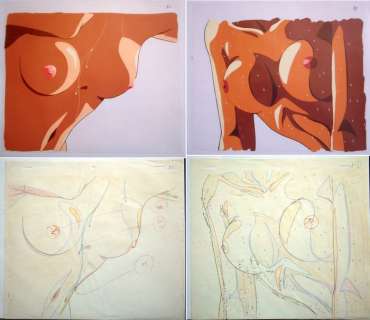 Orchid Emblem - 2 Animation cells + 2 pencil drawings - erotique - (1996/1997) | Catawiki