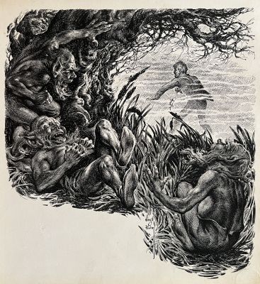 Virgil Finlay | The Talkie Dolls (1953) | Shasta/Phoenix