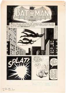 BIG DADDY ROTH #1 BATMAN & ROBIN SPOOF COMPLETE COMIC STORY ORIGINAL ART BY PETE MILLAR. | Hake’s