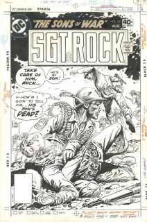 1979 Sgt. Rock #331 Cover Art - Joe Kubert