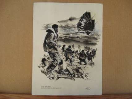 Follet, René - Dessin original (recto et verso) - Bob Morane - La croisière du Megophias - (2007) | Catawiki