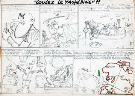 Devos, Jacques. Lot de 4 planches originales | BDEnchères