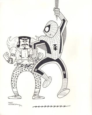 Spiderman & Kraven by Fred Hembeck | DiTullio Art Collective