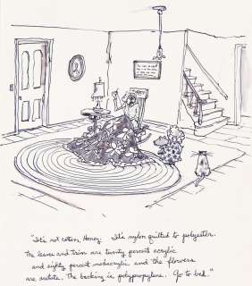 (NEW YORKER) GEORGE BOOTH (1926 - 2022) "It’s not cotton, Honey." | Swann Galleries