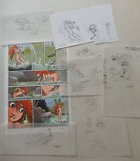 Sternis, Philippe | Original page (p.24) in colour + sketches  - Pyrénée (1998) | Catawiki