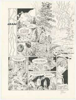 Bourgne, Marc - Originele pagina (p.26) + schets - Frank Lincoln 4 - (2005) | Catawiki