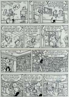 Jef Nys/Jommeke. Planche originale du debut de l’album T117… | Dagoty