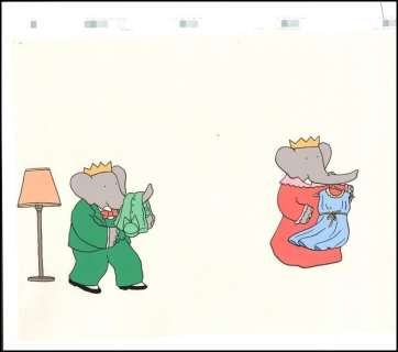 De Brunhoff (Studios). Mise en couleurs Babar | BDEnchères