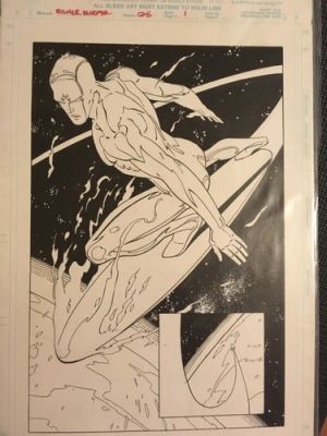 Silver Surfer Original Art Issue 125 Pg 1 Splash Ron Garney LAST CHANCE TO BUY | eBay US