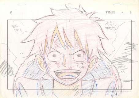 Eiichirō Oda (尾田... - Lot 255 - Eiichirō Oda (尾田 栄一郎) One Piece (ワンピース) Monkey D. Luffy Très...