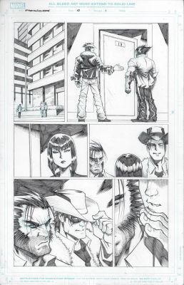 Spider-Man and Wolverine Issue 10 Page 1 Gerardo Sandoval | Comix Art Studio