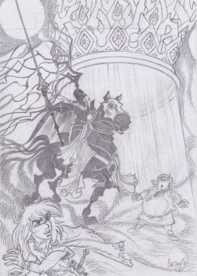 Philippe Luguy | Percevan 17 couverture crayon album réédition ( mars 2026 ) | 2DGalleries