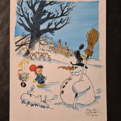 Stibane | Illustration originale couleur aquarelle de Stibane | 2DGalleries