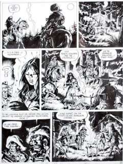 Derib | BUDDY LONGWAY Planche originale à l’encre de Chine n° 11. Encadrée | Cornette de St Cyr