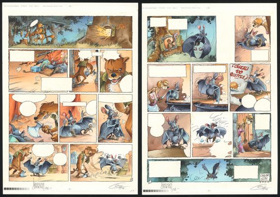 Laurent Cagniat | La Fontaine aux fables - Volume 1 (T.1) - Mises en couleurs originales accompagnées d’étapes préparatoires | Daniel Maghen