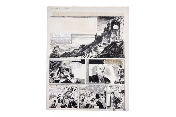 Lot 467 - Original artwork for “The Spider” by Reg Bunn