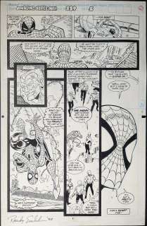 Erik Larsen / Randy Emberlin - Amazing Spider-Man #339 p.5 Spidey! DocOck! Sandman!