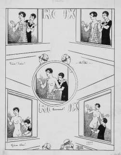 Le Rallic Étienne | Â«Mince alors !Â». Encre de Chine sur papier épais pour | Tessier Sarrou