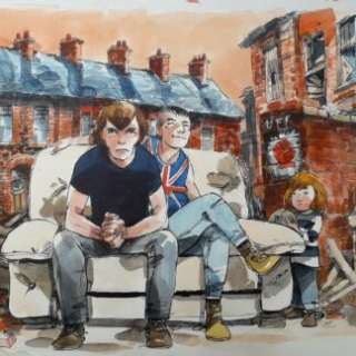 Vincent Bailly | Couverture originale T2 « Partition Irlandaise » | Atelier du 9ème art